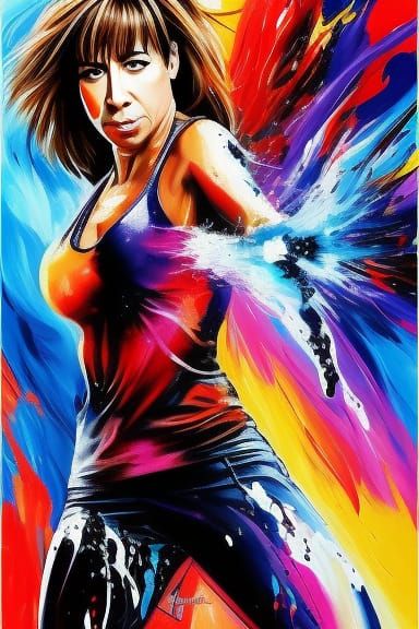 Fight-Club: Cynthia Rothrock #2 - AI Generated Artwork - NightCafe Creator