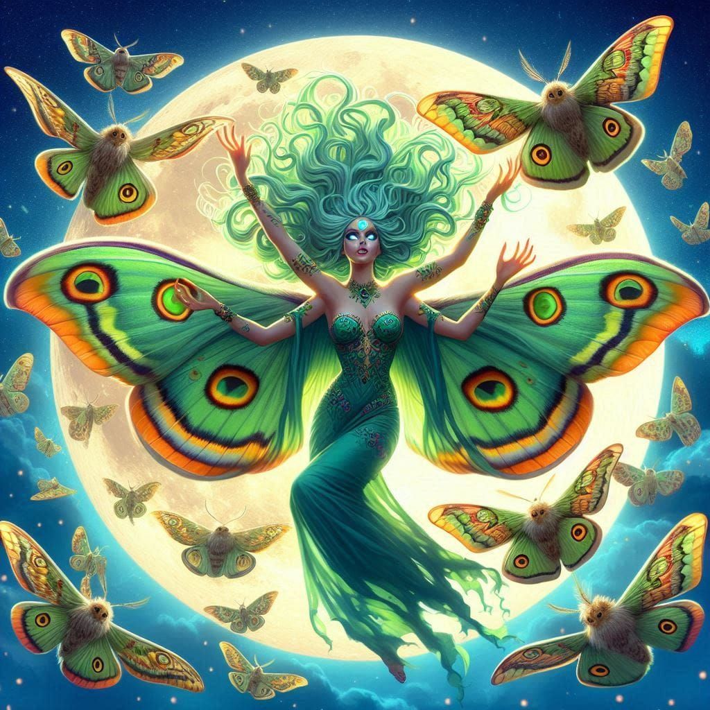 Luner Moth Goddess