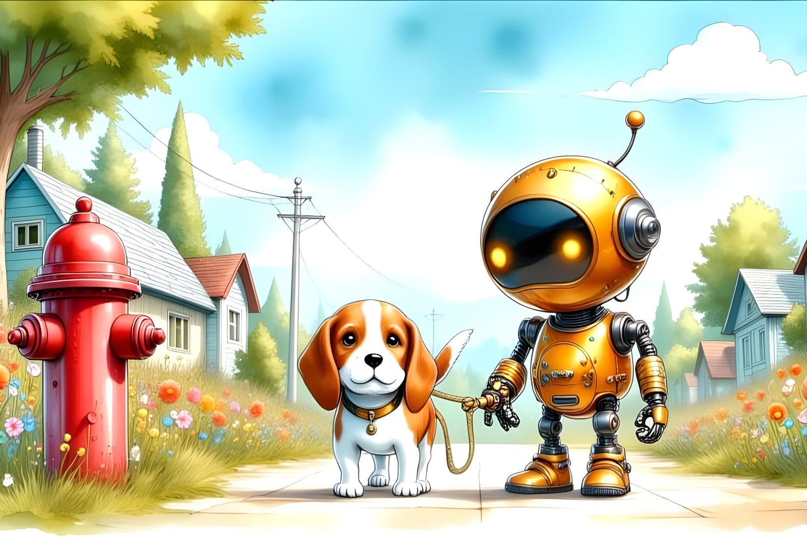 Paw-Pilot follows wherever I go  by @Gary Murakami