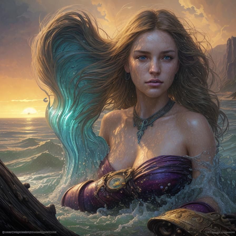 On the shore ...