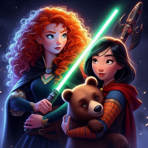 Merida & Mulan - Dark Disney