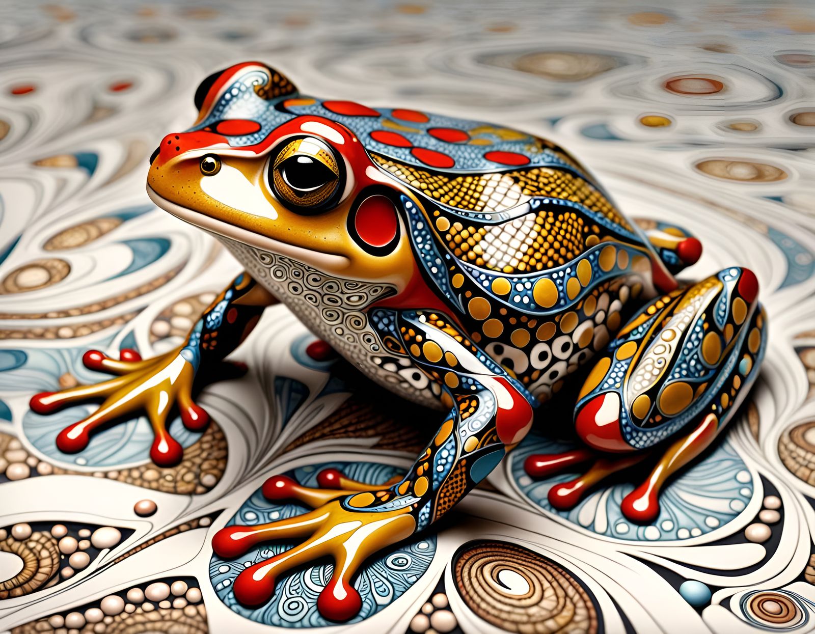 Royal Amphibian AI Generated Artwork NightCafe Creator