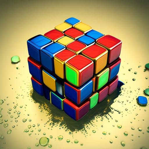 Rubik's cube - AI Generated Artwork - NightCafe Creator