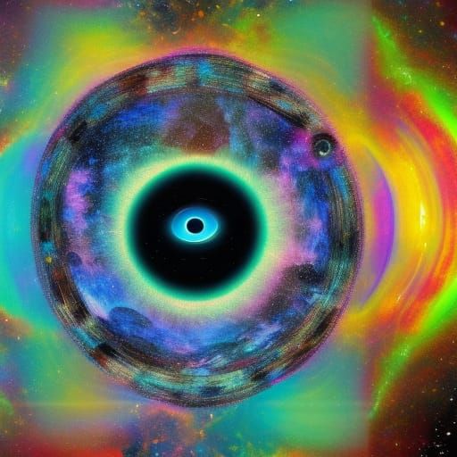 An eye with the entire cosmos inside - AI Generated Artwork - NightCafe ...