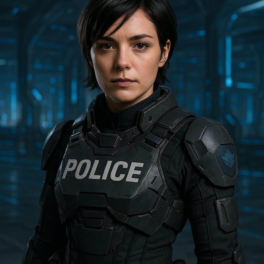 Scifi police officer...