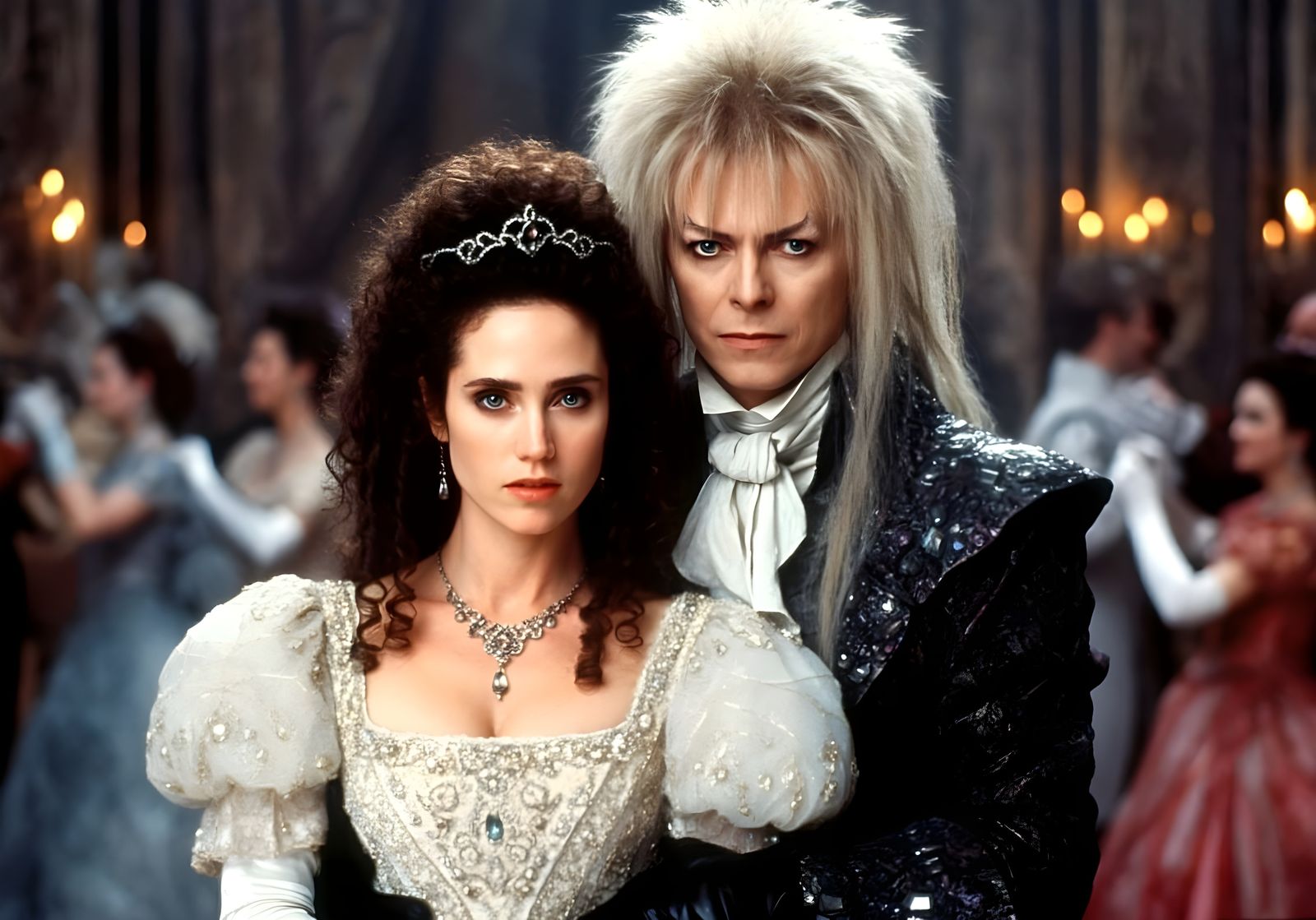 Sarah and Jareth dance in the masterpiece movie Labyrinth  by @Gary Murakami