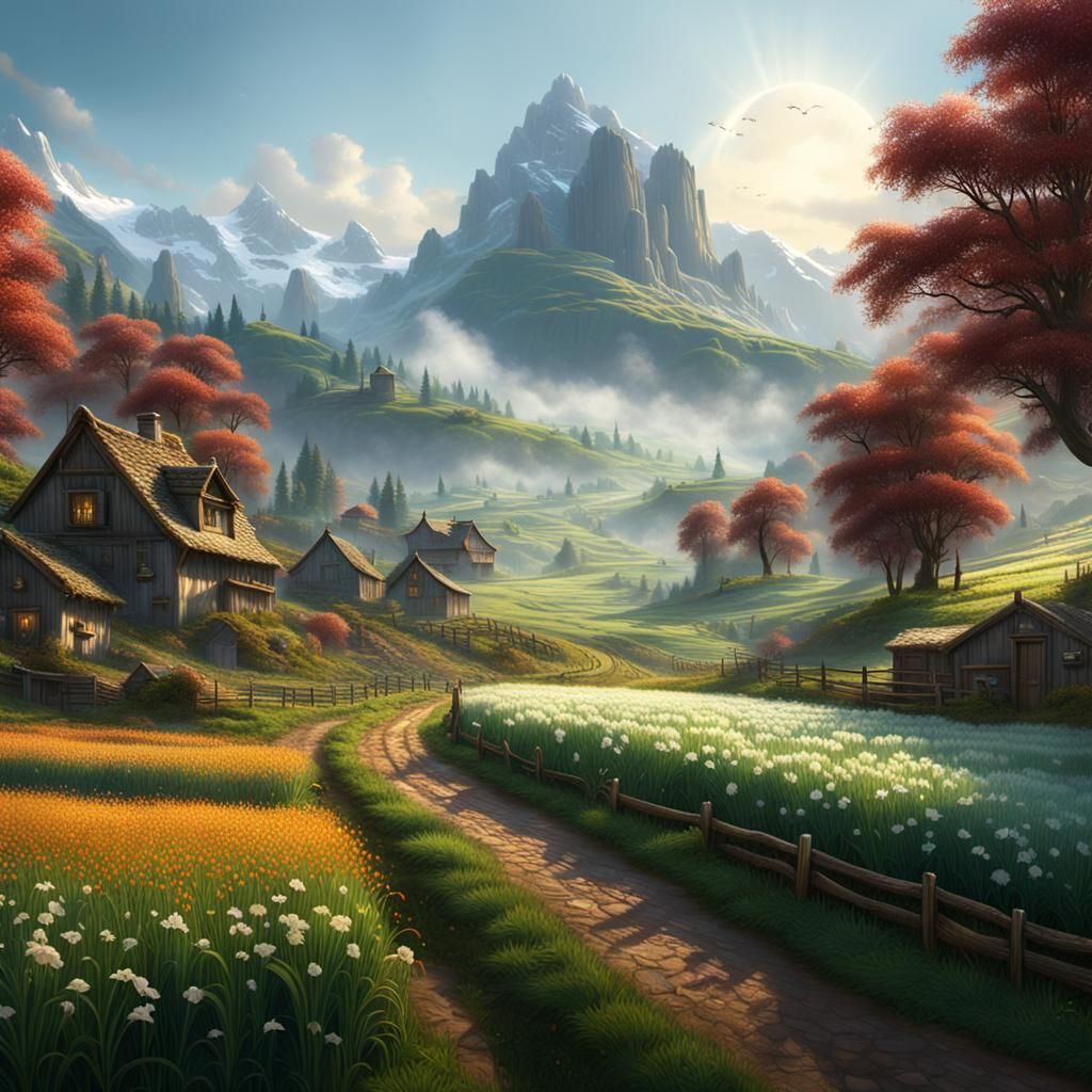Mountain village