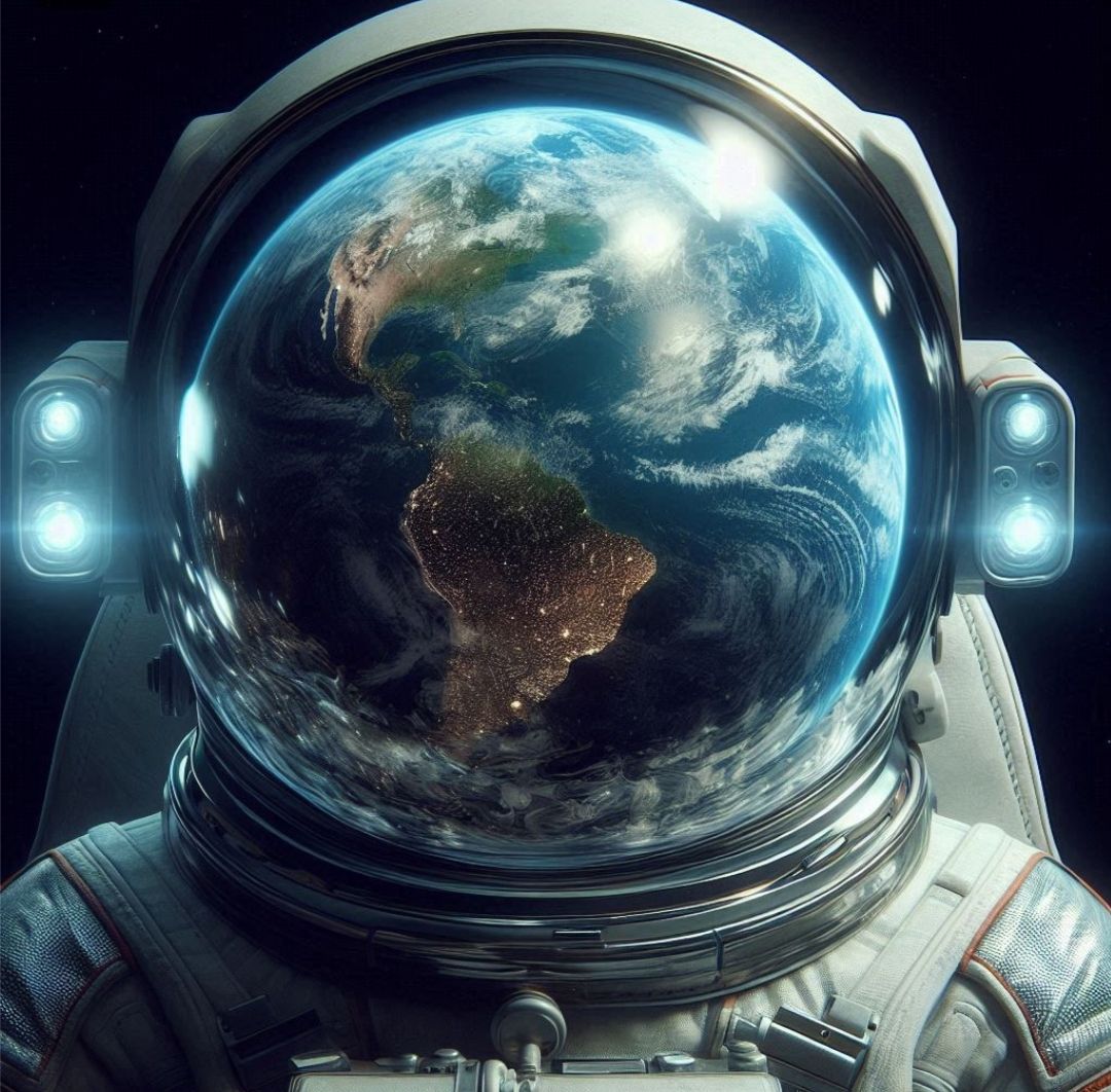 EARTH FULLY IN HIS MIND!