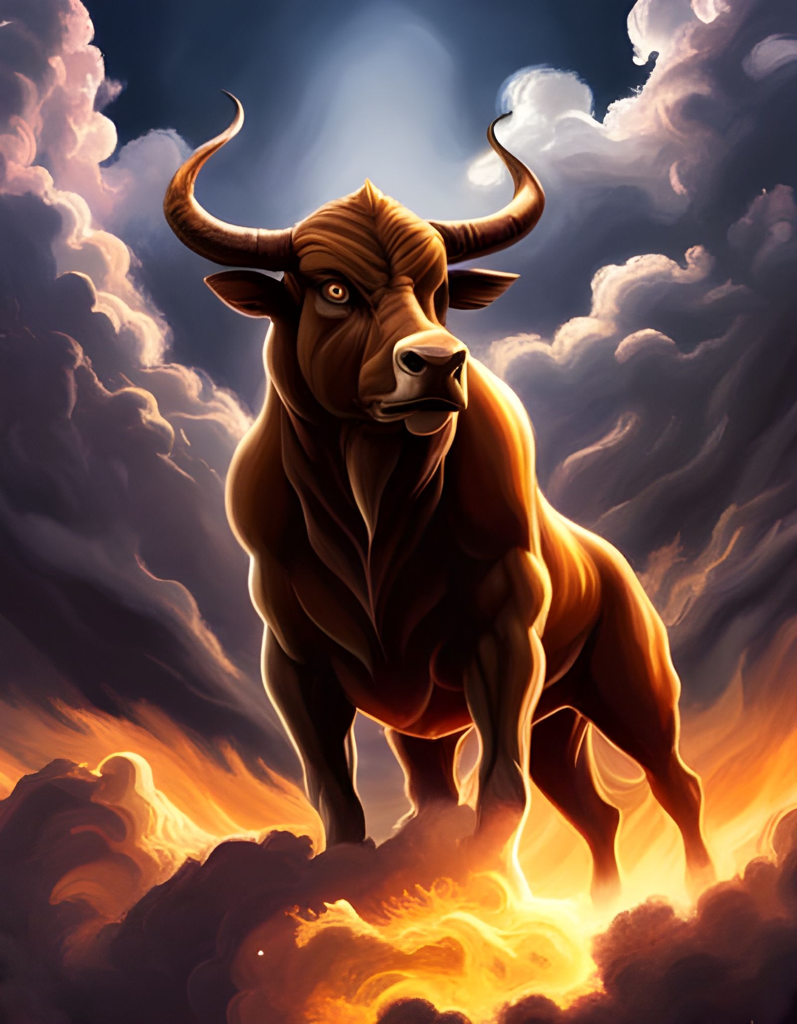 Heavenly Bull Crossword Clue - 2ztkjbr