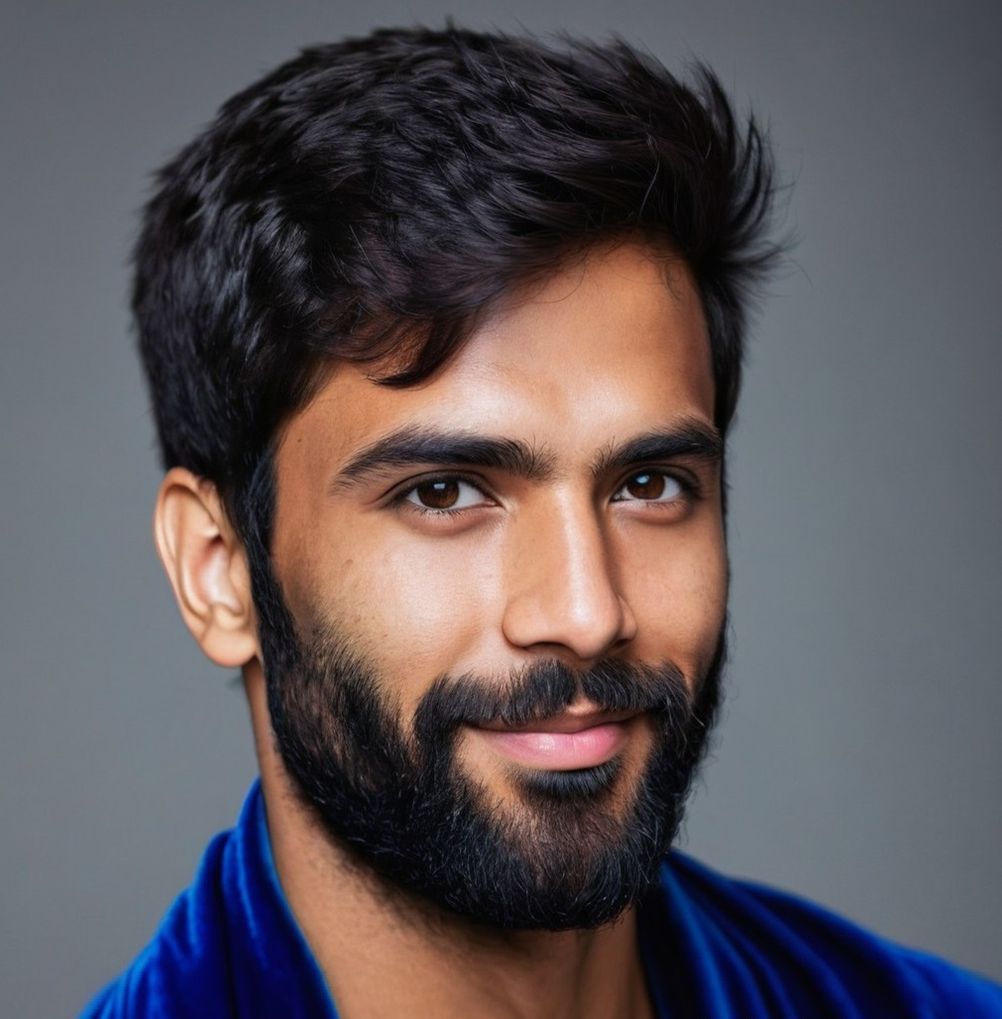 A handsome friendly  man