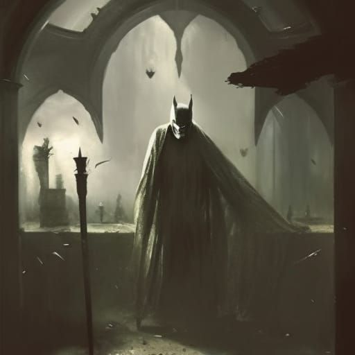 The Ghost of Wayne Manor - AI Generated Artwork - NightCafe Creator