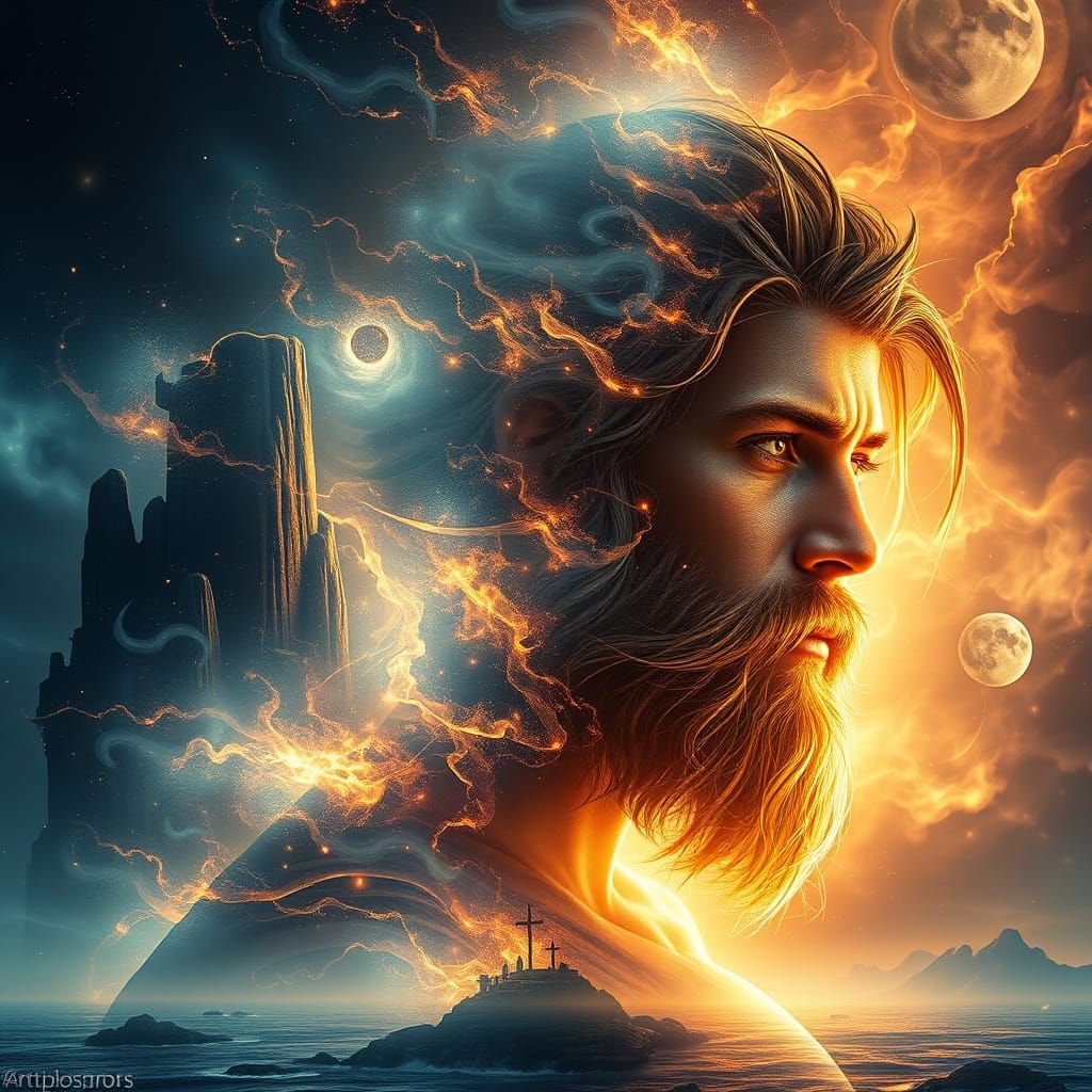 Morpheus the Celestial God of dream   by @Aigolf