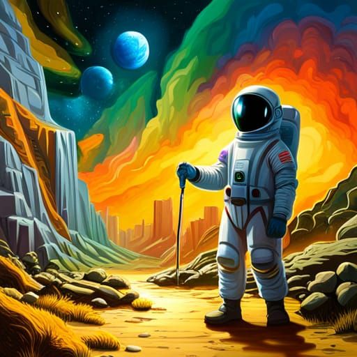 Distant planet  by @Erik