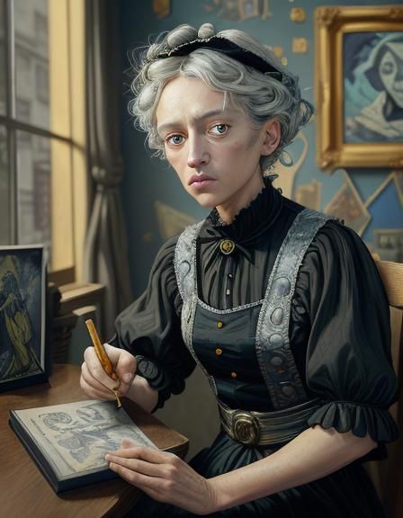 Pablo Picasso Van Gogh H.R. Giger Gustave Doré Tim Burton WL...