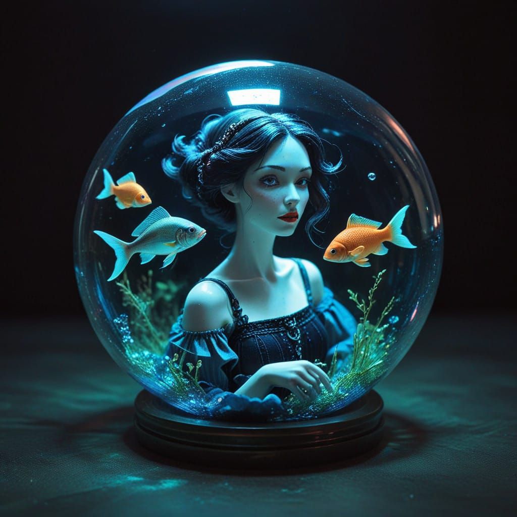 Dreamlike Planetpunk Portraits in Vibrant Colors