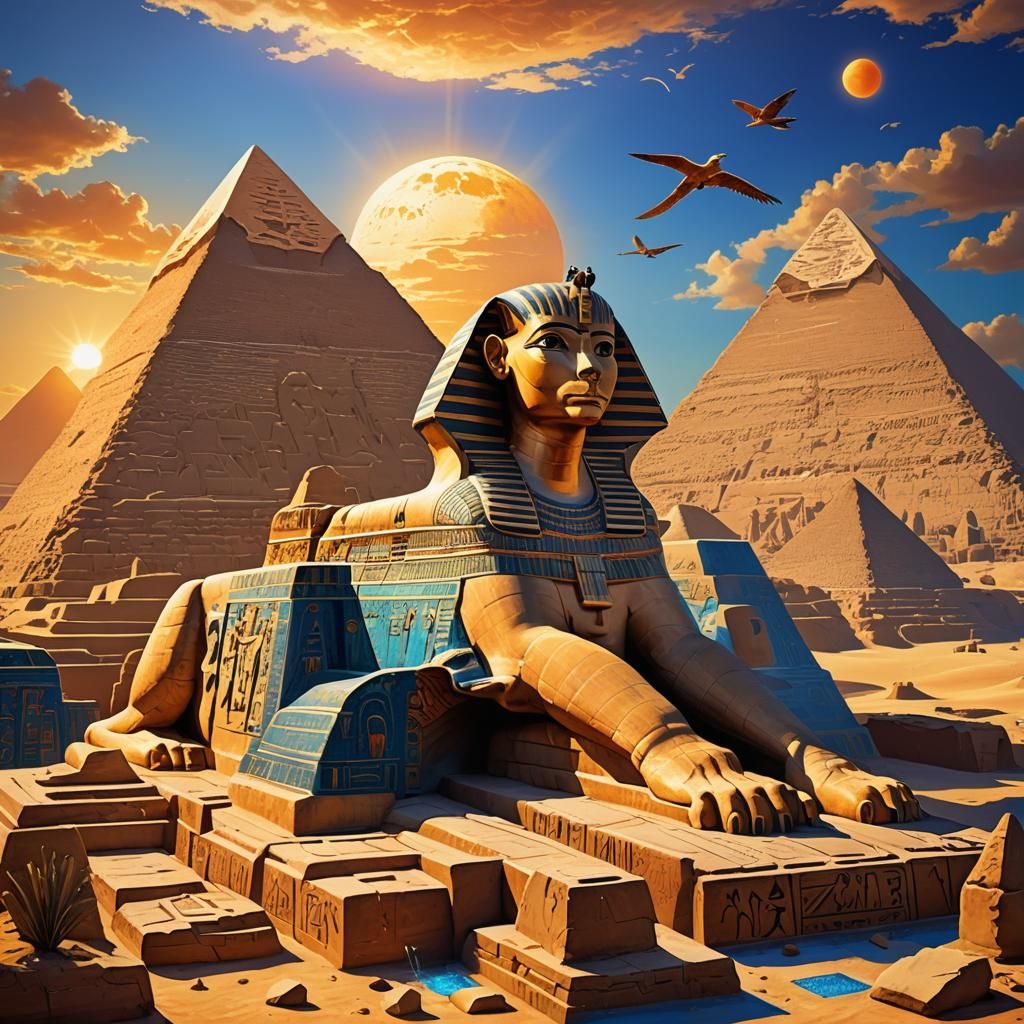 🇪🇬 Sphinx - AI Generated Artwork - NightCafe Creator