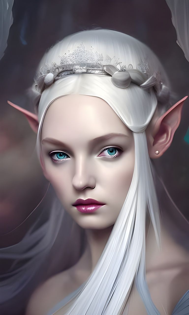 Elf Queen - Ai Generated Artwork - Nightcafe Creator