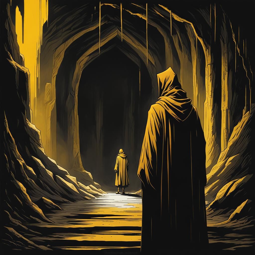 Two Acolytes wander derelict ways