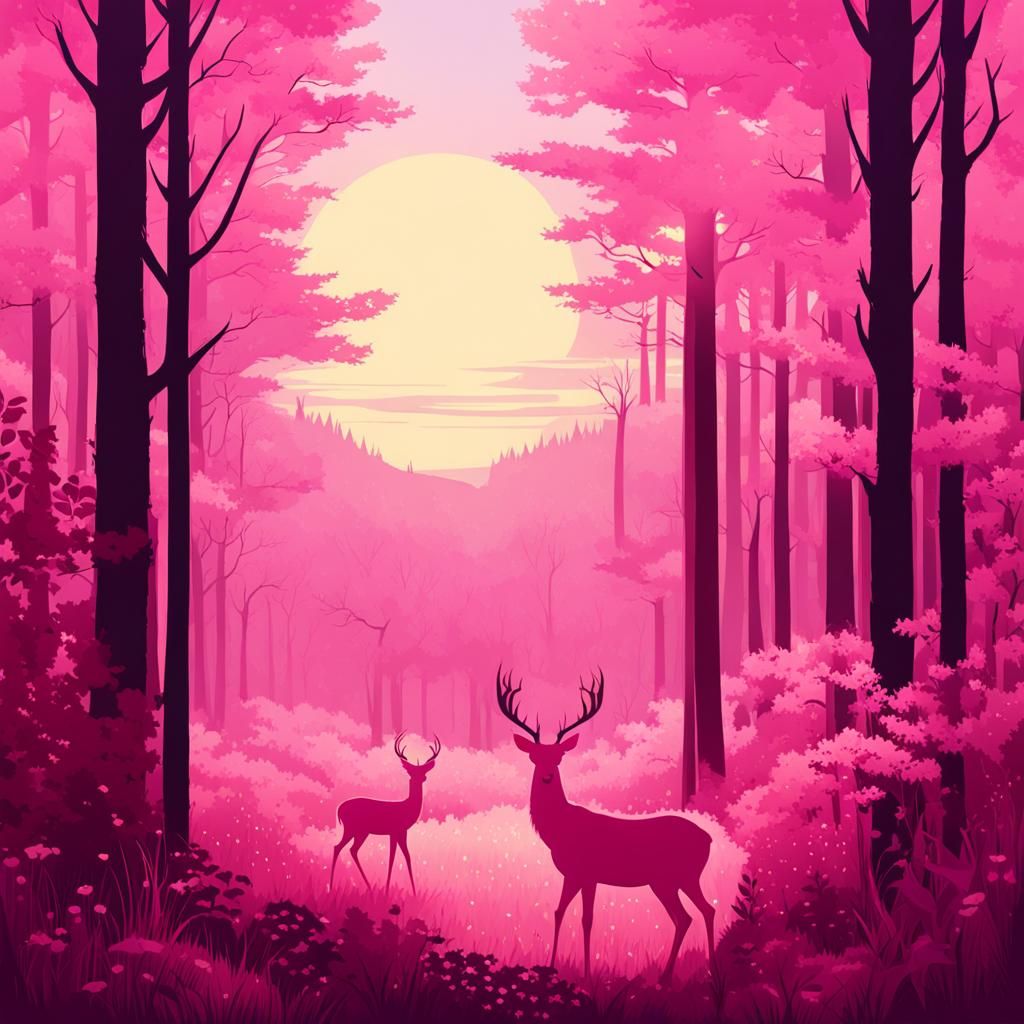 Dreamy forest - AI Generated Artwork - NightCafe Creator