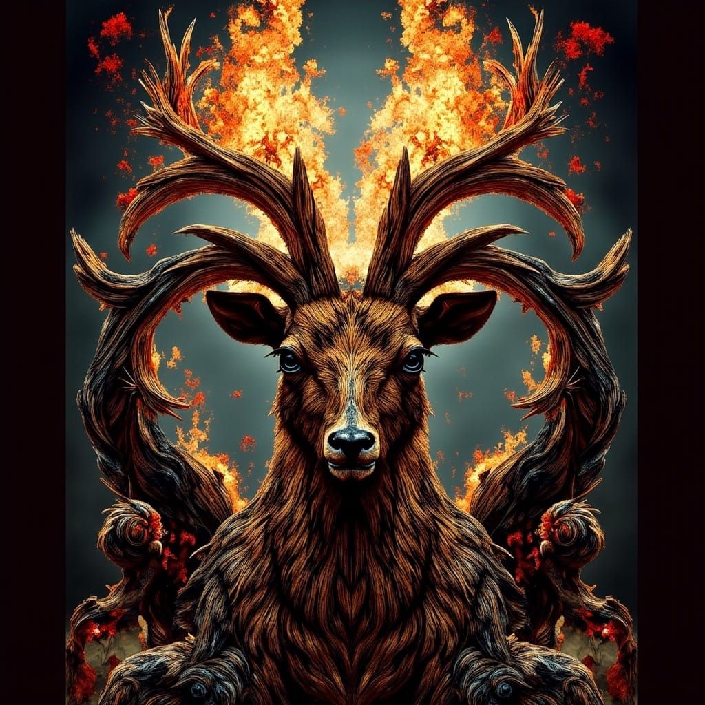 Arsonist gazelle <lora:LapiCoherent II:1.0>