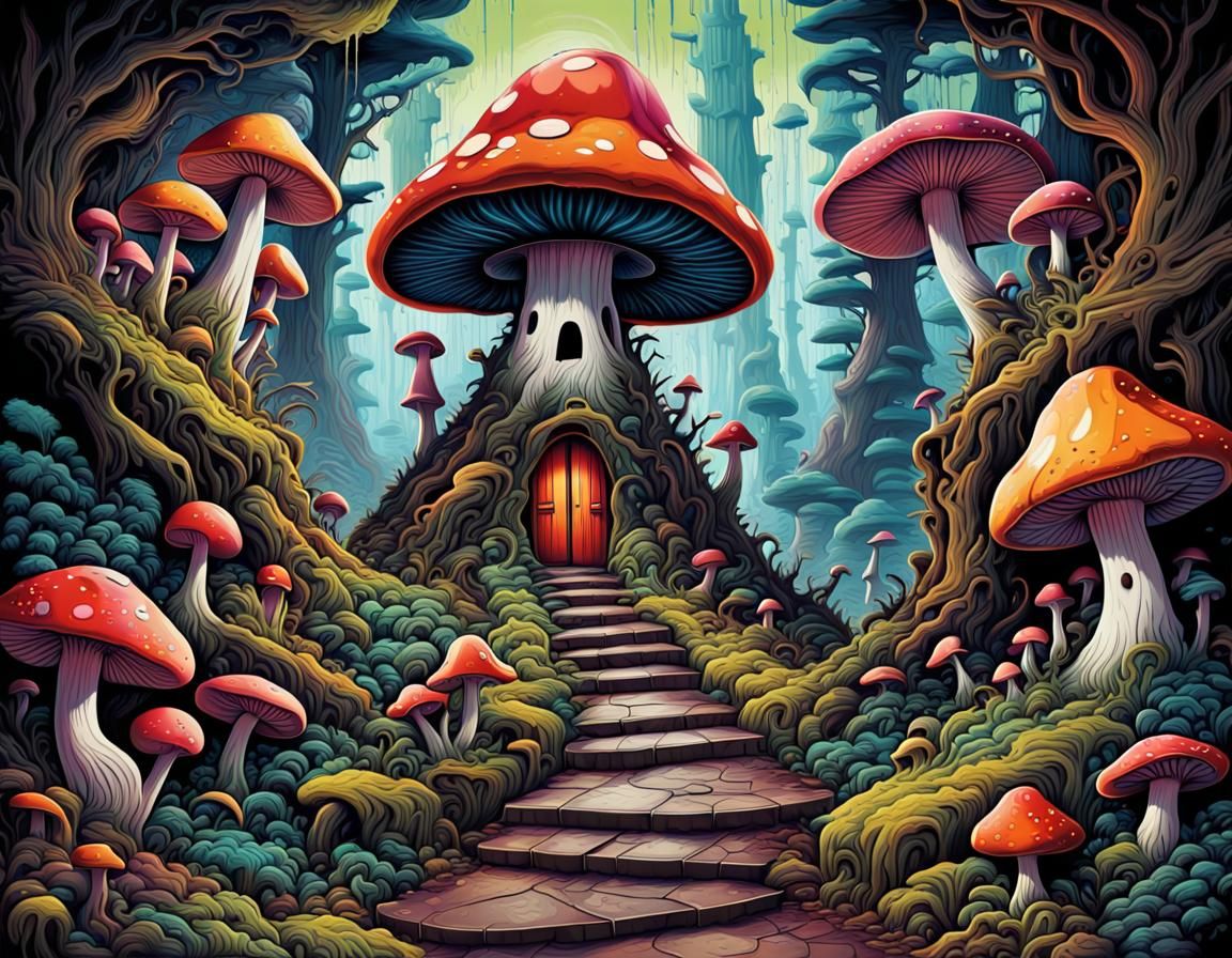 mushroom - AI Generated Artwork - NightCafe Creator