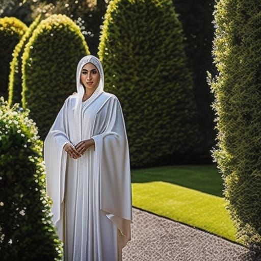 Ghost in the garden.