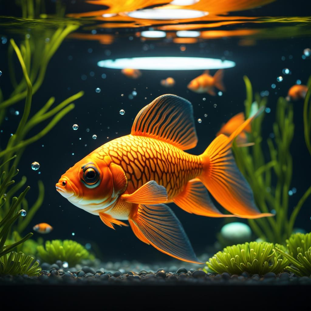 An orange fish