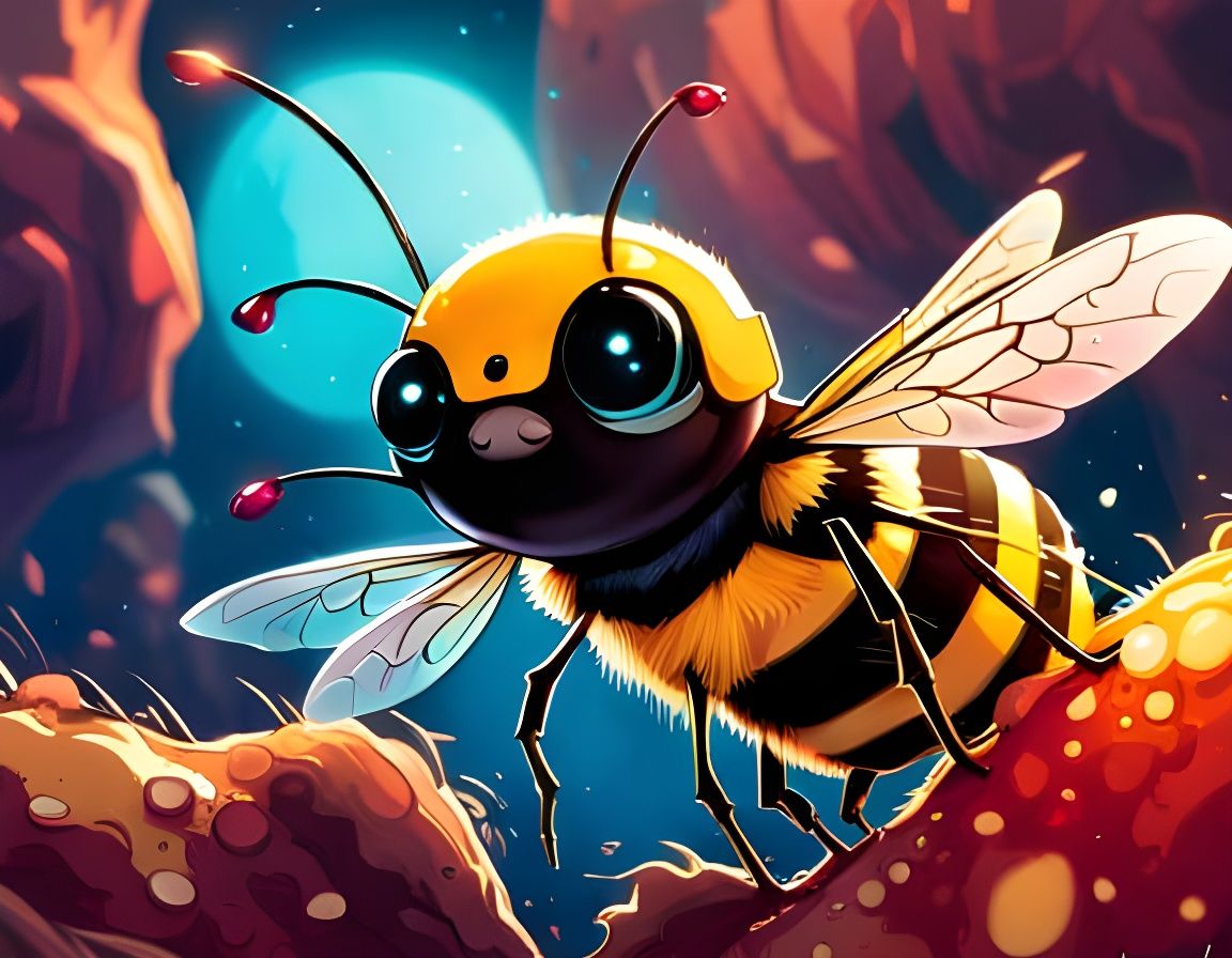 Andy the Bumble Bee  by @WhiteHatGFX
