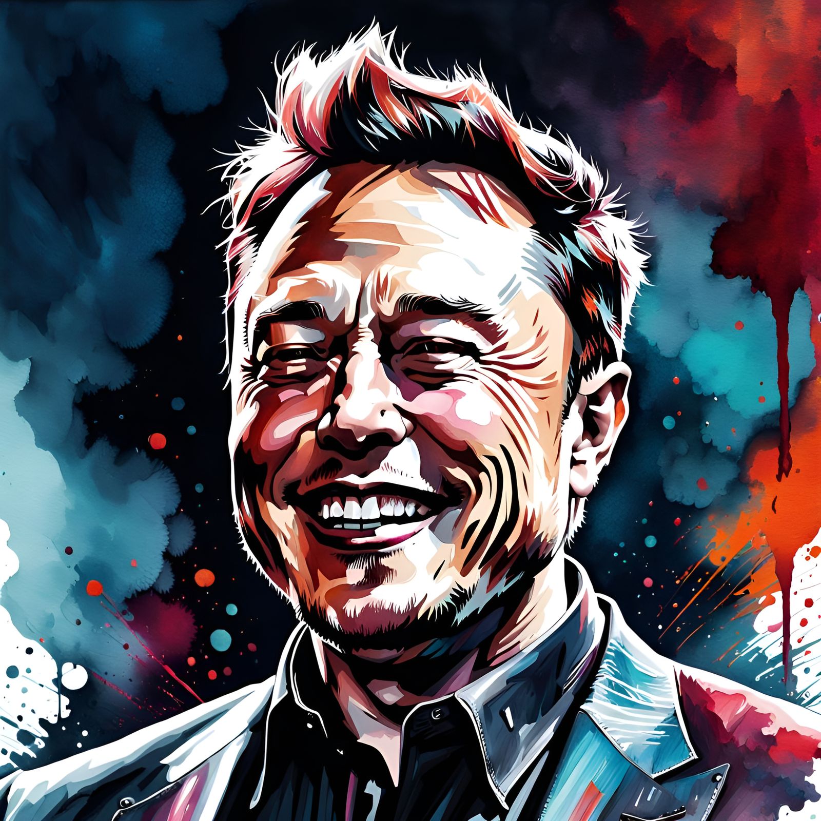 Elon Musk - AI Generated Artwork - NightCafe Creator