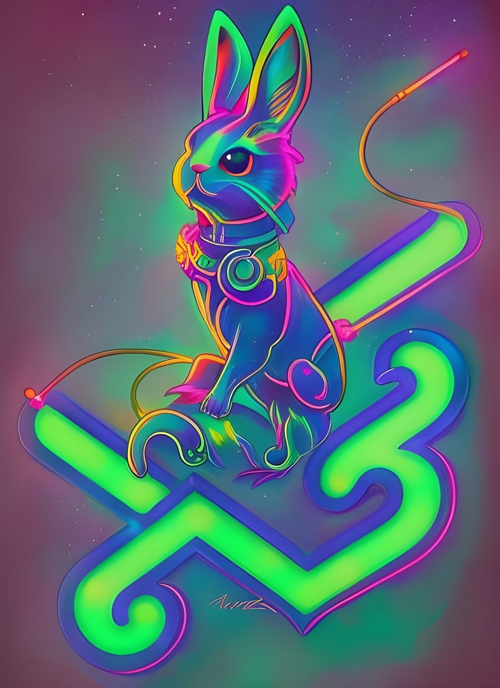 Year of the Rabbit - AI Generated Artwork - NightCafe Creator