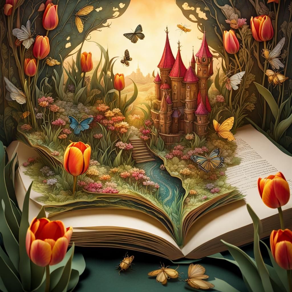Storybook Fantasies  by @lizardly 