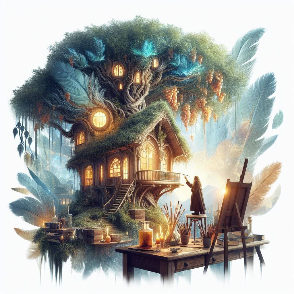 The tiny painter  by @Some-body