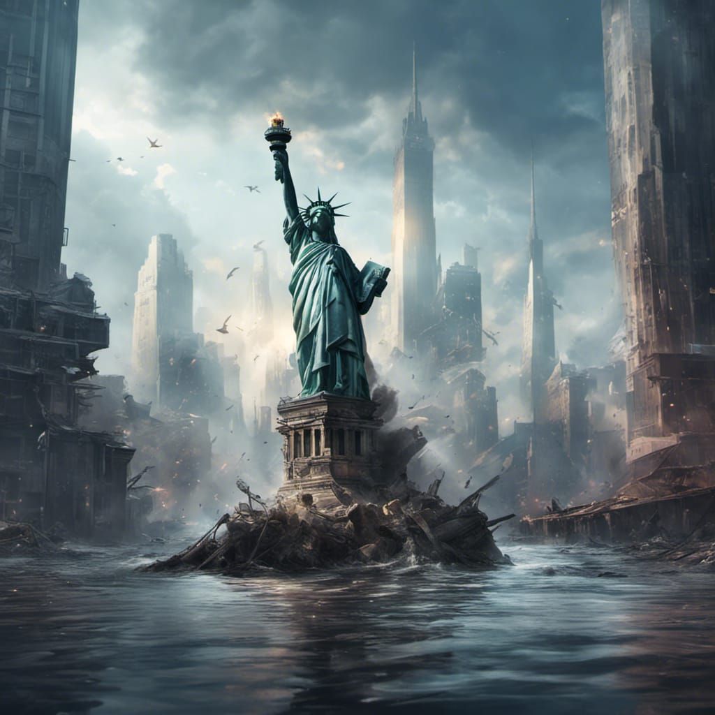 Fallen Liberty   by @Revenant_