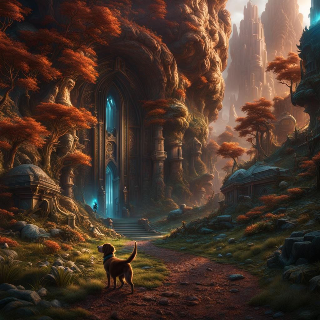 quero com cachorro alienígena