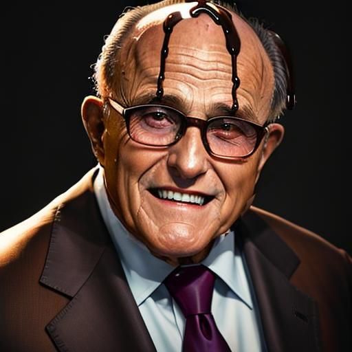 Rudy Giuliani When Hair Dye Melted Down His Face in a Press Conference ...