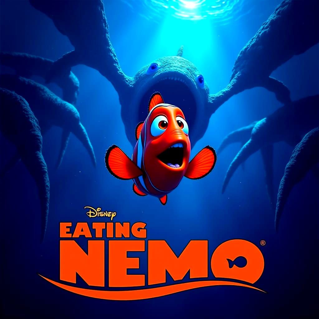 Eating NEMO!! 💦  by @lawrencelot