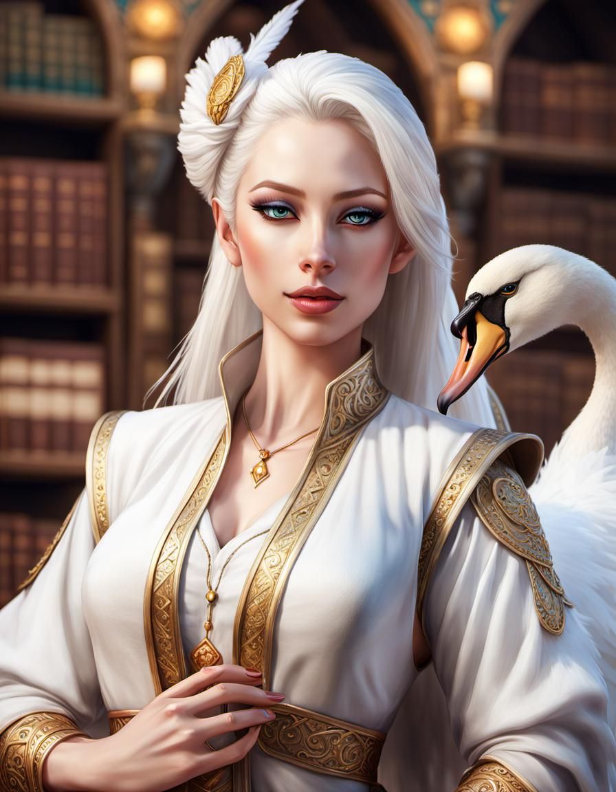 Swan Photobomb