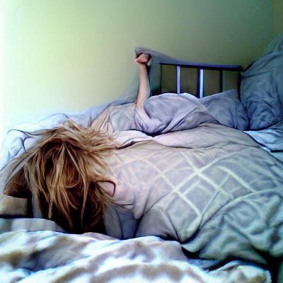 Giving up and going back to bed.