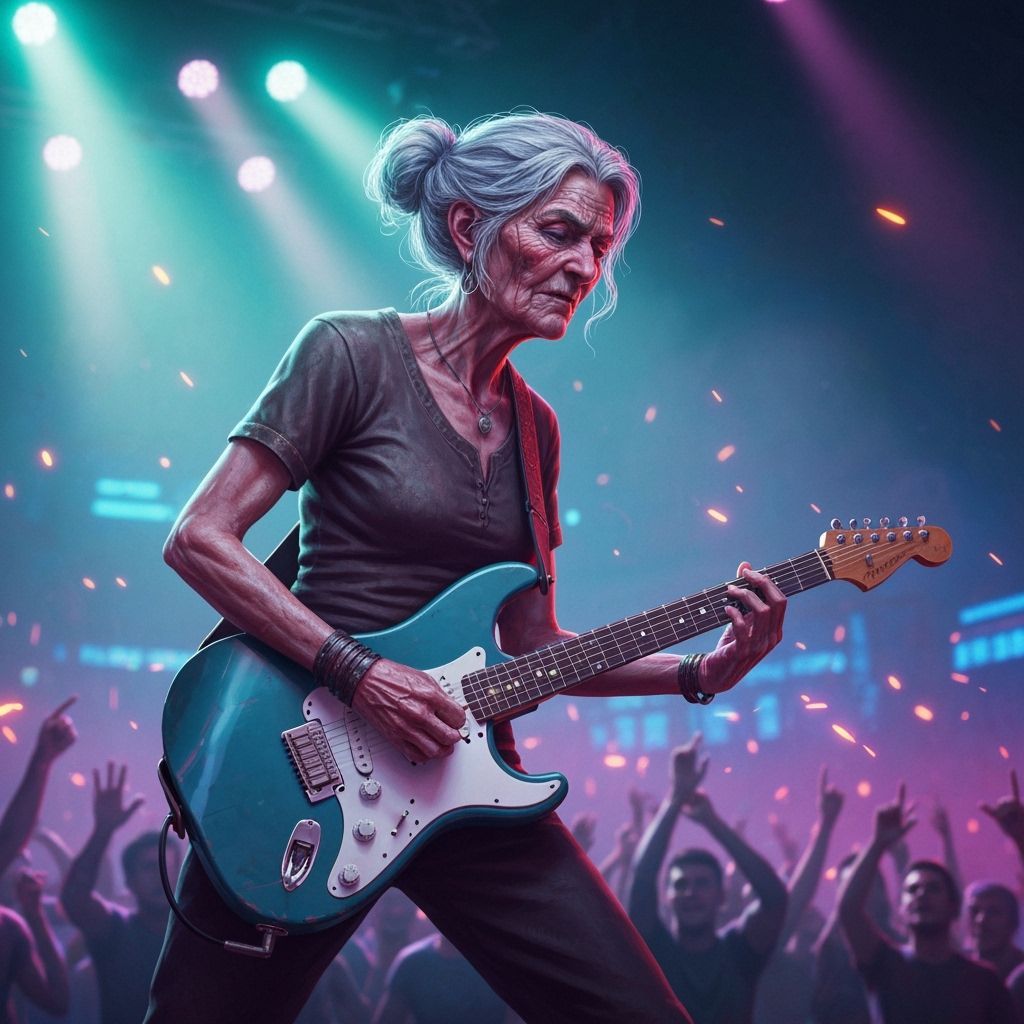 Rockin' granny  by @Sharoja