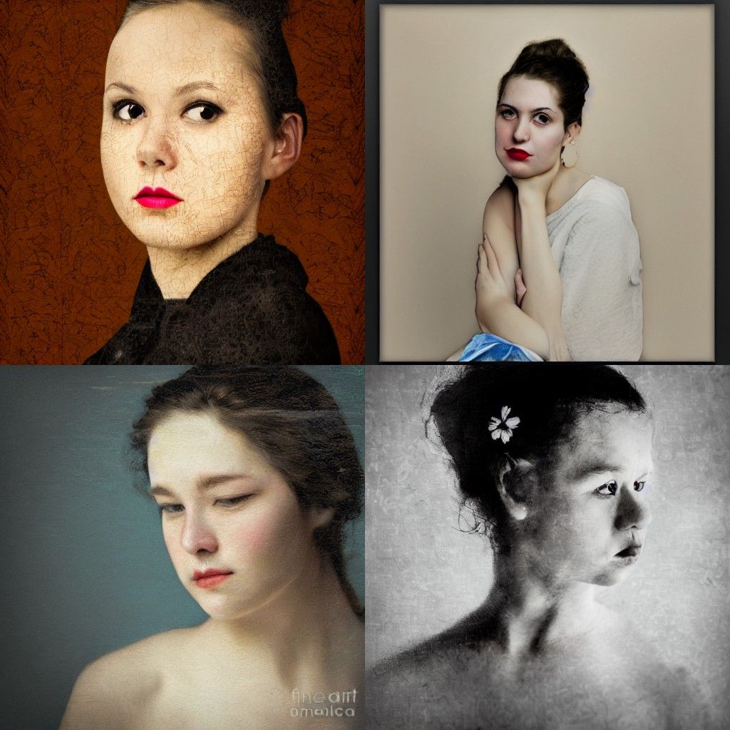 A portrait in the style of Art photography