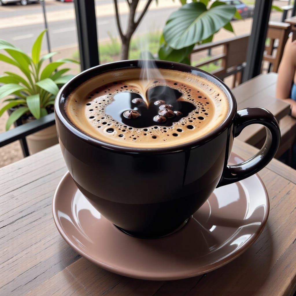 <lora:Coffee Mania Fx:1.0>, coffee,  coffee cup, hyperrealism, photorealism