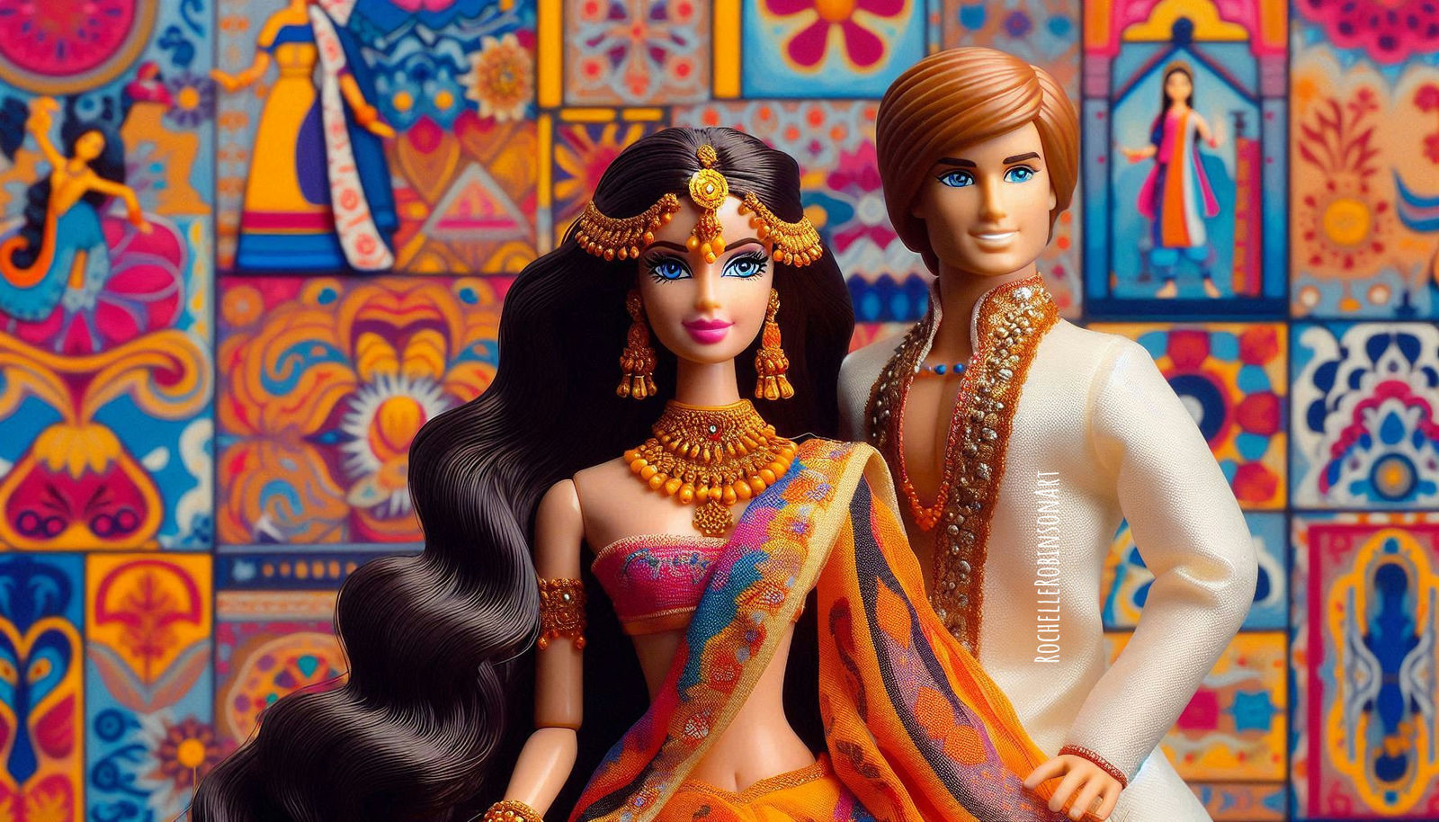 Barbie and Ken as Bollywood Stars