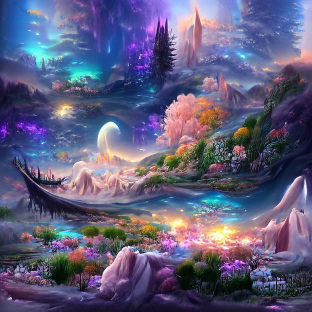 Elegant Fantasy World - AI Generated Artwork - NightCafe Creator