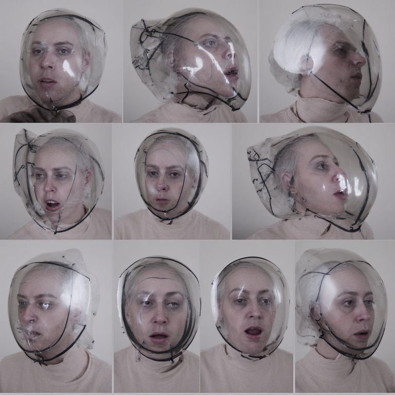 mask that completely blocks AI facial recognition