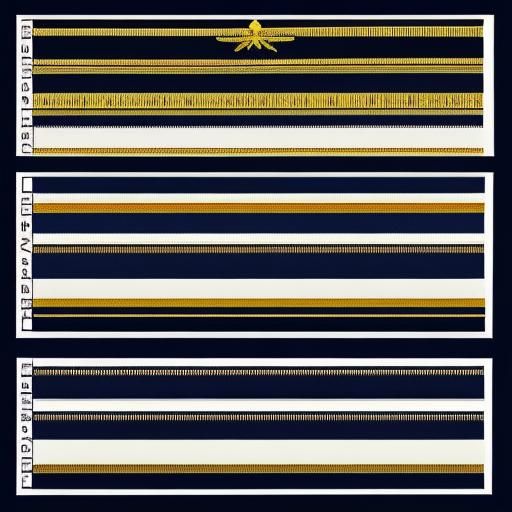 naval rank shoulder boards chart