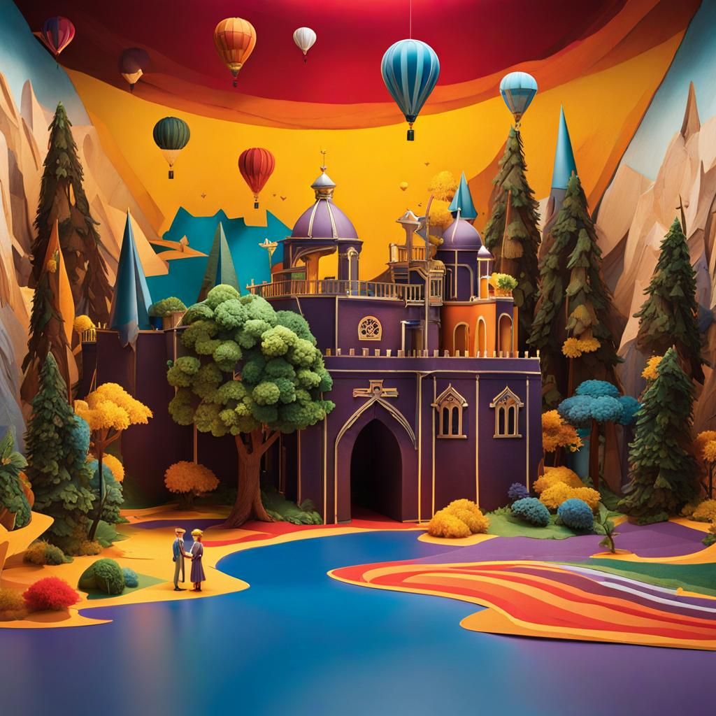 The Little Prince: Steampunk Pop-Up Book Scene