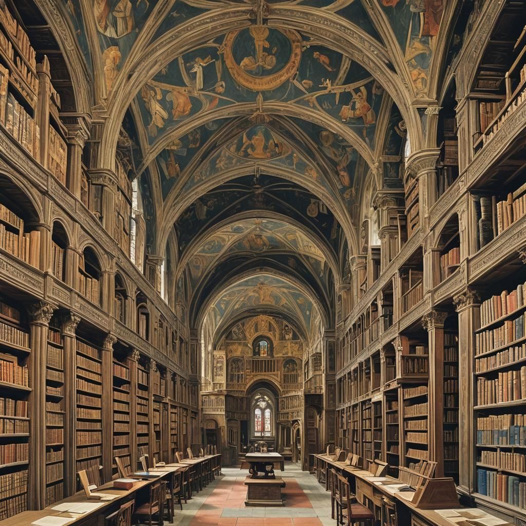 The Monastery Libraries of the Middle Ages  by @LavenderDays