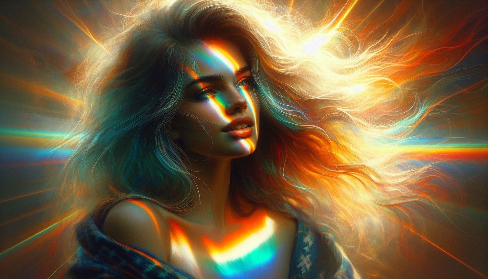 Blazing Grace 🌸🙏 Overlay Refracted Light Prism