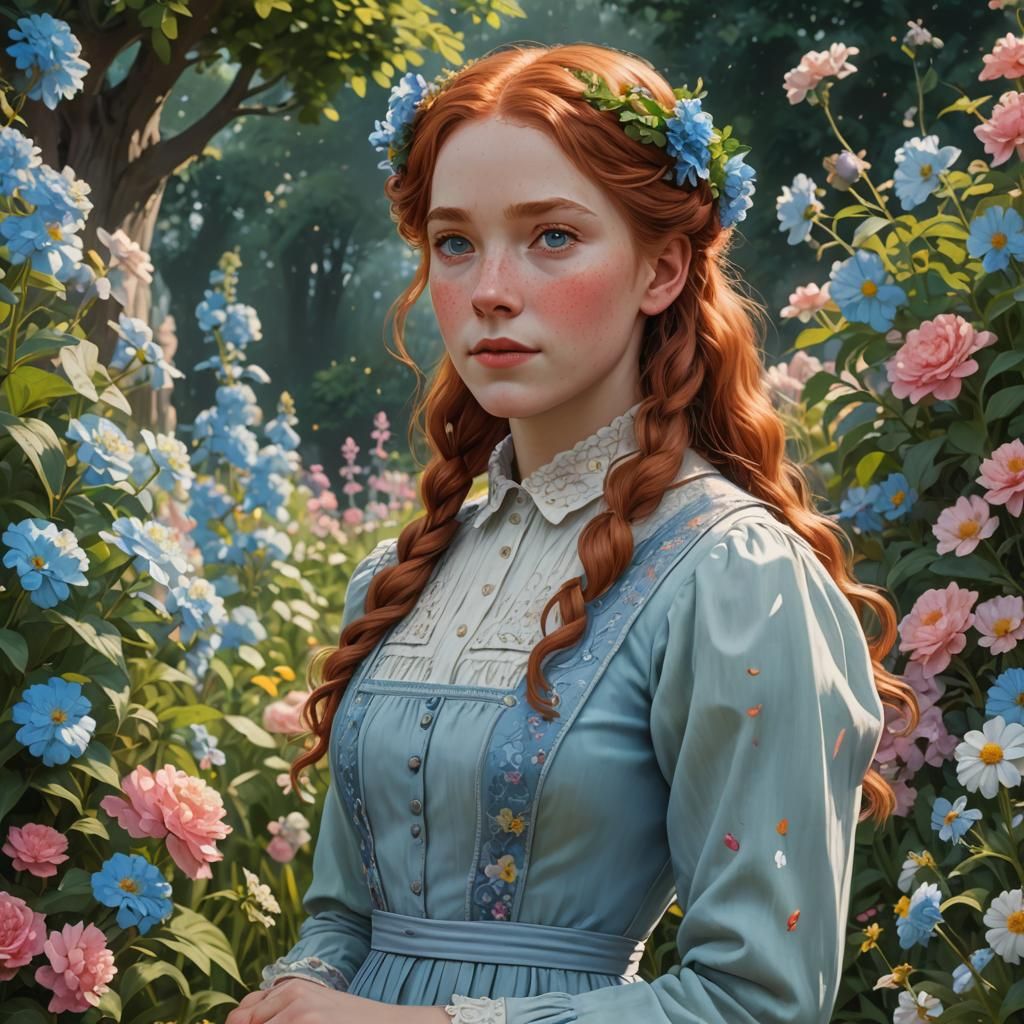 Anne of green gables - AI Generated Artwork - NightCafe Creator