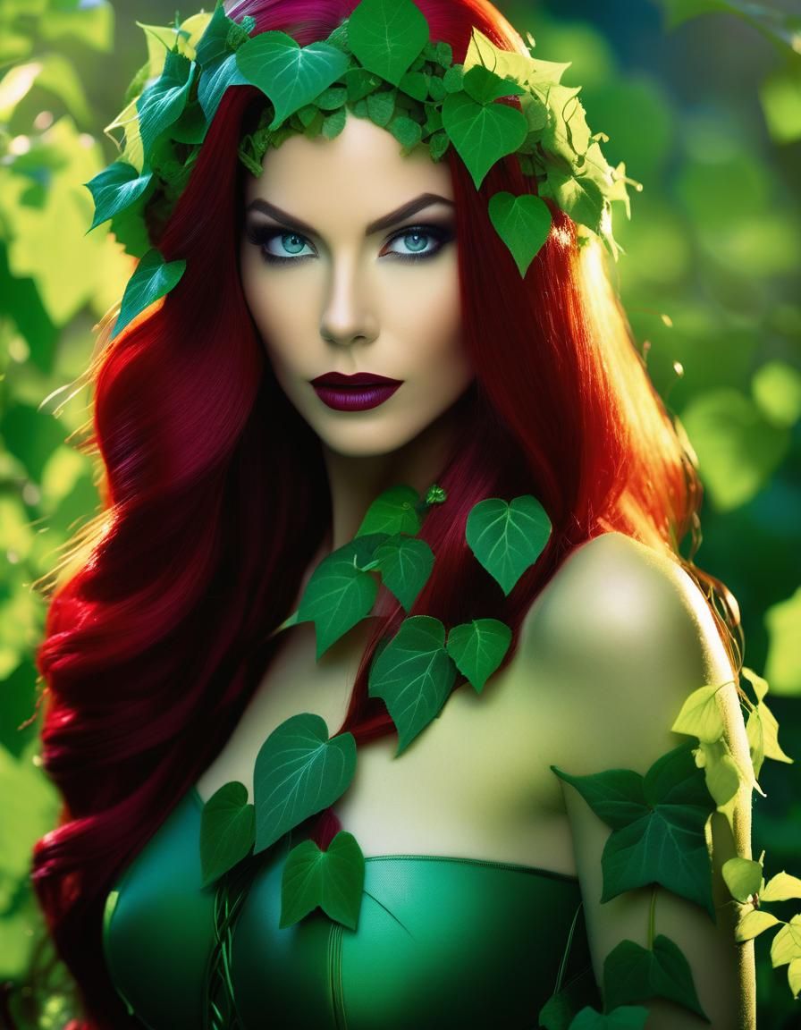 Poison Ivy Evil - AI Generated Artwork - NightCafe Creator